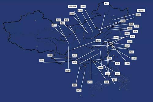 跨境電商綜合試驗區(qū)分布圖